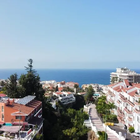 Daire Coqueto Estudio Con Ac, Wifi, Piscina Y Bonita Vista En Tenerife *