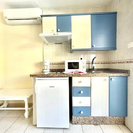 Coqueto Estudio Con Ac, Wifi, Piscina Y Bonita Vista En Tenerife Daire *