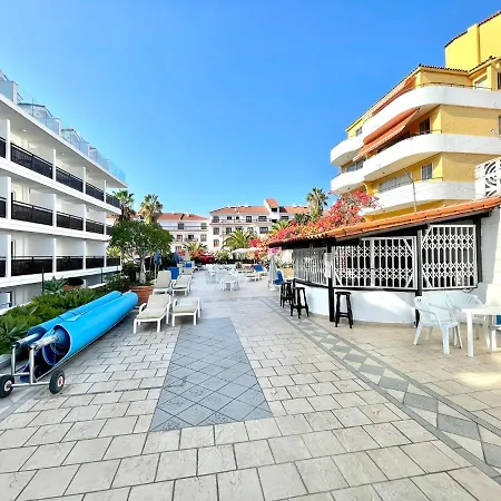 Daire Coqueto Estudio Con Ac, Wifi, Piscina Y Bonita Vista En Tenerife *